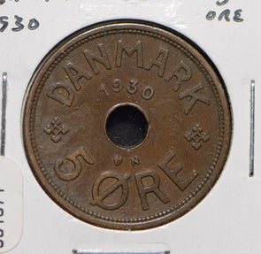 Denmark 1930 5 Ore  901371 combine shipping