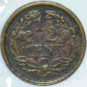 Netherlands 1912 1/2 Cents Lion animal 291379 combine shipping