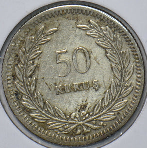 Turkey 1947 50 Kurus 150843 combine shipping