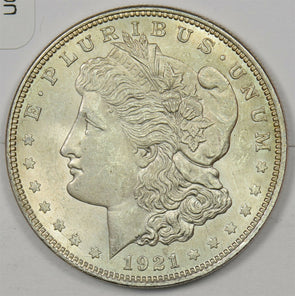 1921 Morgan Dollar Silver BU+ U0384