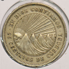 Nicaragua 1956 25 Centavos 199073 combine shipping