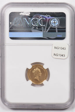 Great Britain 1997 10 Pound gold Horse animal NGC Proof 70 Ultra Cameo 0.1oz gol