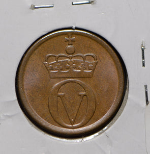 Norway 1961 2 Ore Moor Hen animal  900392 combine shipping