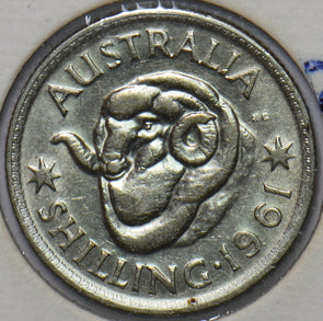 Australia 1961 Shilling Merino ram animal 902744 combine shipping