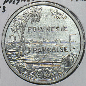 French Polynesia 1983 2 Francs 240430 combine shipping