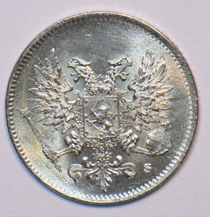 Finland 1917 25 Pennia Eagle animal 294562 combine shipping