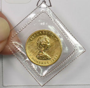 Canada 1983 5 Dollar gold mint sealed BU 1/10oz gold maple GL0203 combine shippi