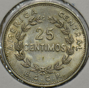 Costa Rica 1967 25 Centimos UNC 297516 combine shipping