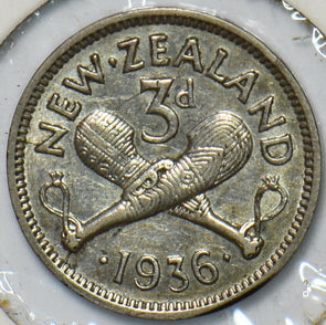 New Zealand 1936 3 Pence 151342 combine shipping