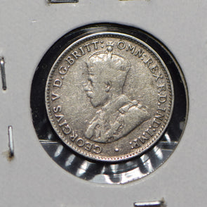 Australia 1928 3 Pence Kangaroo animal Moorhen  191233 combine shipping