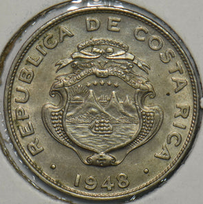 Costa Rica 1948 25 Centimos 297496 combine shipping