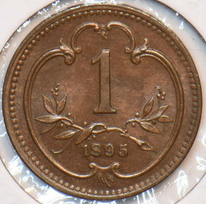 Austria 1895 Heller Eagle animal 151596 combine shipping