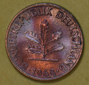 Germany 1968 Pfennig 191987 combine shipping