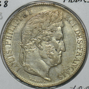 France 1838 BB 5 Francs F0133 combine shipping