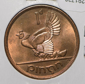 Ireland 1952 Penny Hen with chicks animal  291738 combine shipping