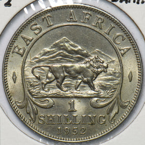 East Africa 1952 Shilling Lion animal 293865 combine shipping