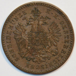 Austria 1858 B Kreuzer Eagle animal 151695 combine shipping