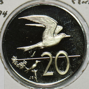 Cook Islands 1974 20 Cents Fairy tern animal 196971 combine shipping