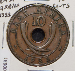 East Africa 1933 10 Cents  900881 combine shipping