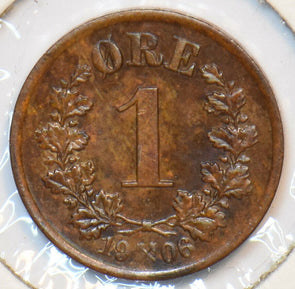 Norway 1906 Ore Lion animal N0215 combine shipping