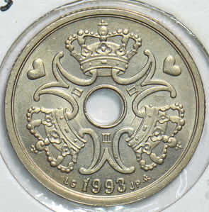 Denmark 1993 2 Kroner UNC 198295 combine shipping
