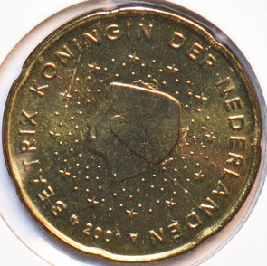 Netherlands 2001 20 Cents 900492 combine shipping