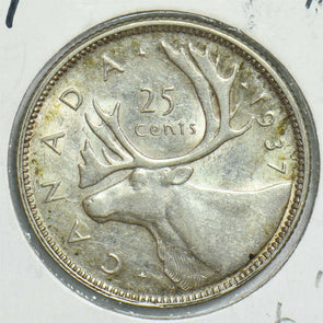 Canada 1937 25 Cents Caribou animal 197987 combine shipping