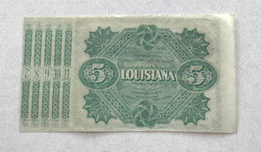 1874 Louisiana State Bond 5 Dollars RC0332 combine shipping