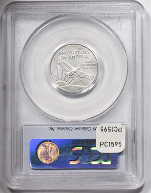 2005 Platinum Statue of Liberty 25 Dollars 1/4oz PCGS MS69 PC1595