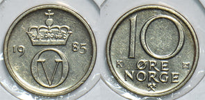 Norway 1985 10 Ore UNC 904709 combine shipping