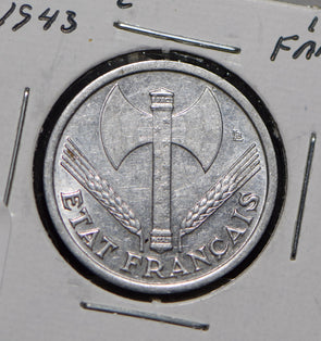 France 1943 Franc  291636 combine shipping