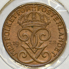 Sweden 1928 Ore Gem UNC 240472 combine shipping
