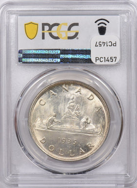 Canada 1935 Dollar PCGS MS 64 PC1457 combine shipping