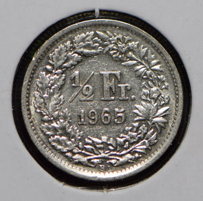 Switzerland 1965 1/2 Franc  191099 combine shipping