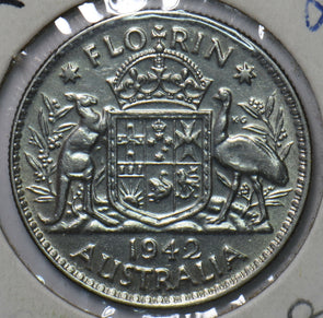 Australia 1942 Florin Kangaroo animal 193621 combine shipping
