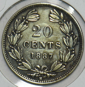 Nicaragua 1887 20 Centavos 296835 combine shipping