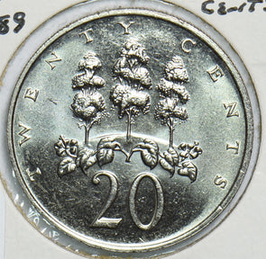 Jamaica 1989 20 Cents 904742 combine shipping