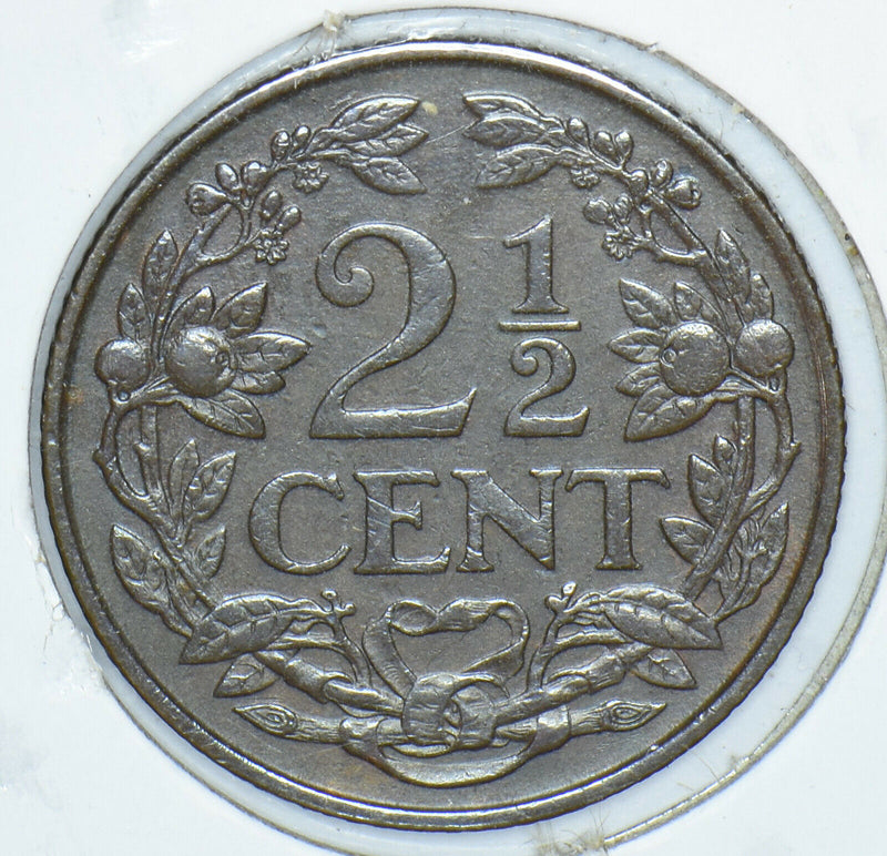 Netherlands 1929 2 1/2 Cents 291417 combine shipping