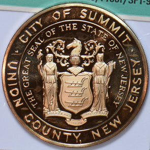 1869 Summit, New Jersey Centennail Coin-Medal 292808 combine shipping