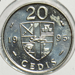 Ghana 1995 20 Cedis 153298 combine shipping
