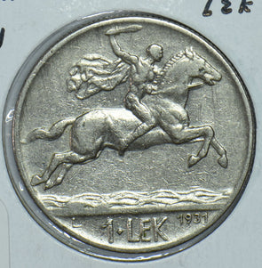 Albania 1931 Shqipni Lek Horse animal Man Riding Horse 191551 combine shipping