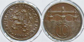 Czechoslovakia 1937 21 Haleru 198678 combine shipping