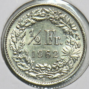 Switzerland 1962 1/2 Franc 197291 combine shipping