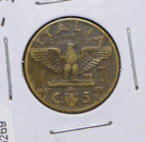 Italy 1941 5 Cents Falcon animal  150269 combine shipping