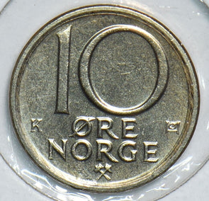 Norway 1983 10 Ore BU 904713 combine shipping