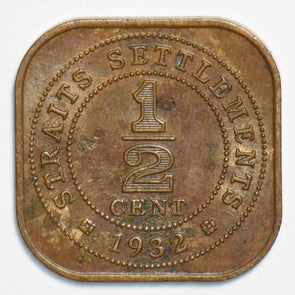 Straits Settlements 1932 1/2 Cent 0 240842 combine shipping