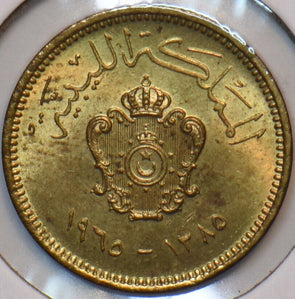 Libya 1965 AH 1385 Millieme 295357 combine shipping