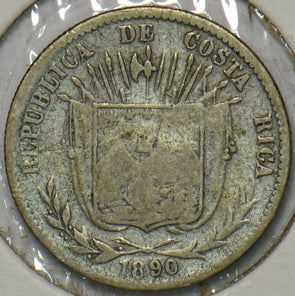 Costa Rica 1890 10 Centavos 196271 combine shipping