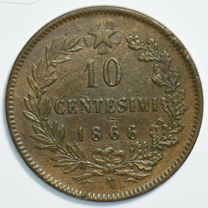 Italy 1866 10 Centesimi 0 298638 combine shipping