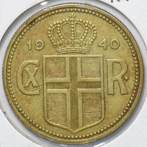 Iceland 1940 2 Kronur 192769 combine shipping